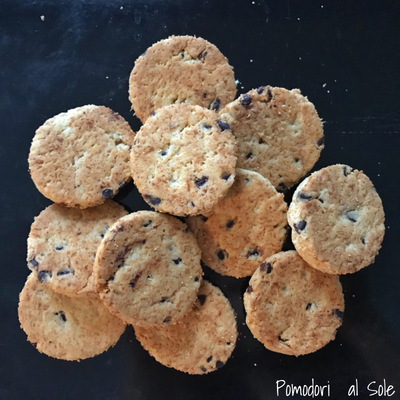 featured image thumbnail for post Biscotti vegani con farina di cocco e gocce di cioccolato fondente